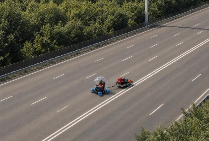 Une voiture qui ne manque pas d'air